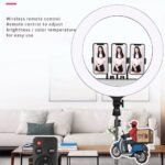 Kit de Lumière 22 pouces Anneau LED avec Trépied et Supports pour Smartphones