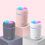 Humidificateur d'air USB 300 ml avec Diffuseur d'huiles essentielles à ultrasons romantique.