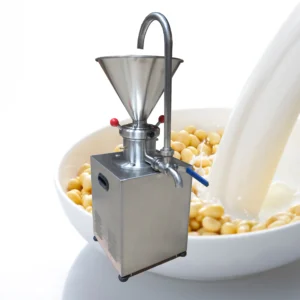 Alternative view of Manufacturer's Peanut Butter Making Machine/Colloid Mill for Nuts Fruits Vegetables with Engine Core Components