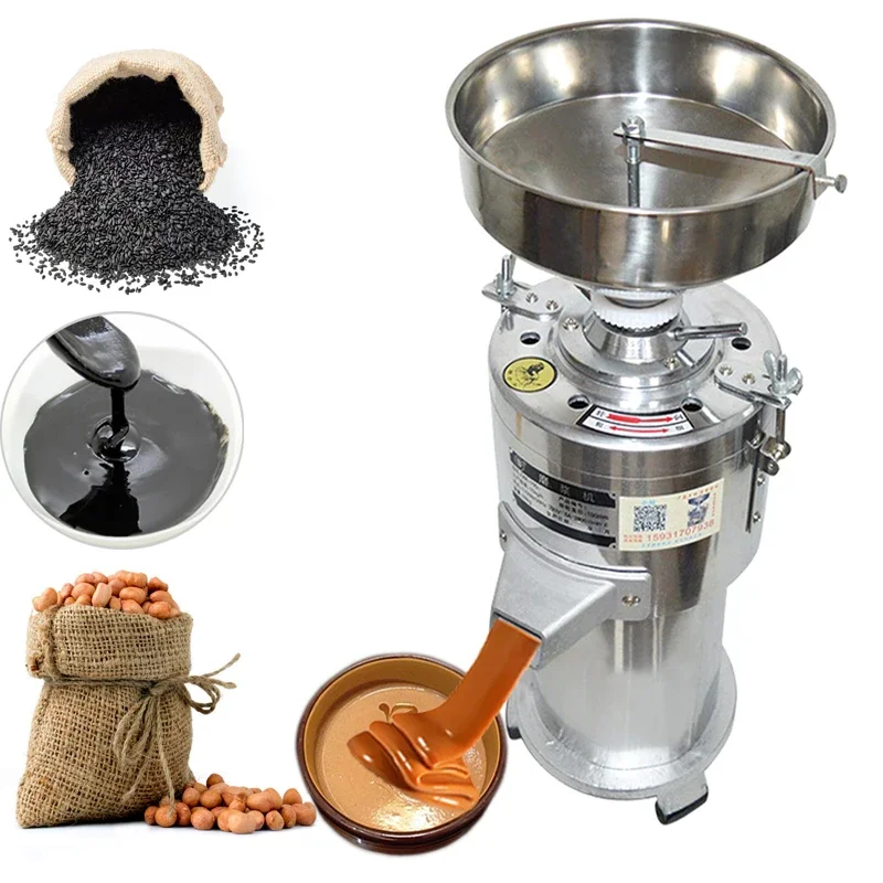 Sesame Peanut Butter Machine Grinder Peanut Butter Making Machine Nuts Butter Maker Home Commercial - Image 3