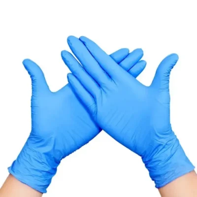 Multi-Functional Waterproof Durable Kitchen Cleaning Gloves Powder-free Blue Black Disposables Work Nitrile Gloves Box of 100