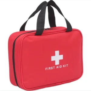 Alternative view of Convenient Red Nylon Waterproof Emergency Survival First-Aid Kit Equipped Medical Supplies for Outdoor Camping Mountain Climbing